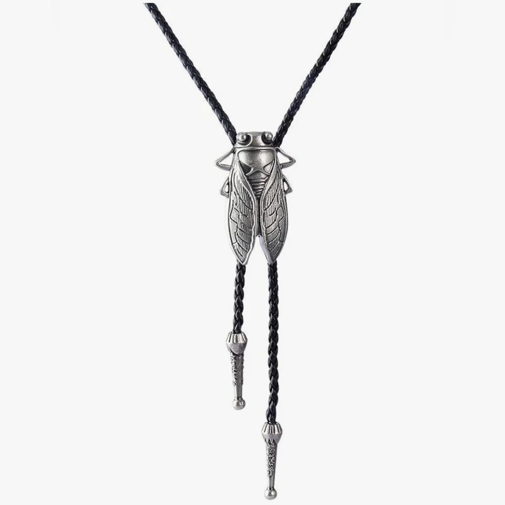 Silver Insect Bolo Tie - Picture 1 of 1